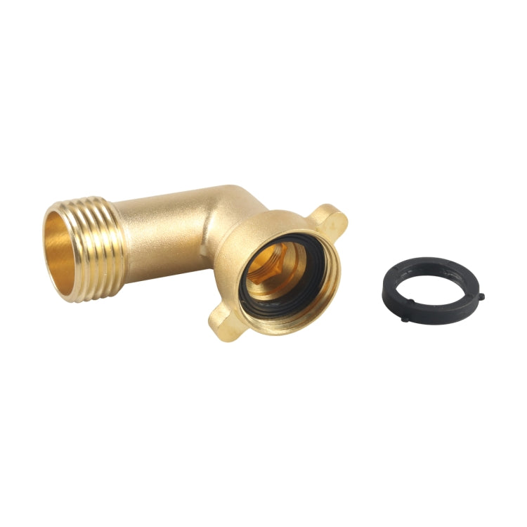 RV Water Inlet Check Valve Set with 90 Degree 3/4 Connector Adapter