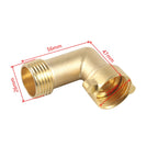 RV Water Inlet Check Valve Set with 90 Degree 3/4 Connector Adapter