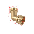 RV Water Inlet Check Valve Set with 45 Degree 3/4 Connector Adapter