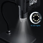 P190 1000X Desktop HD Digital Microscope with 2.4 inch Screen, P190