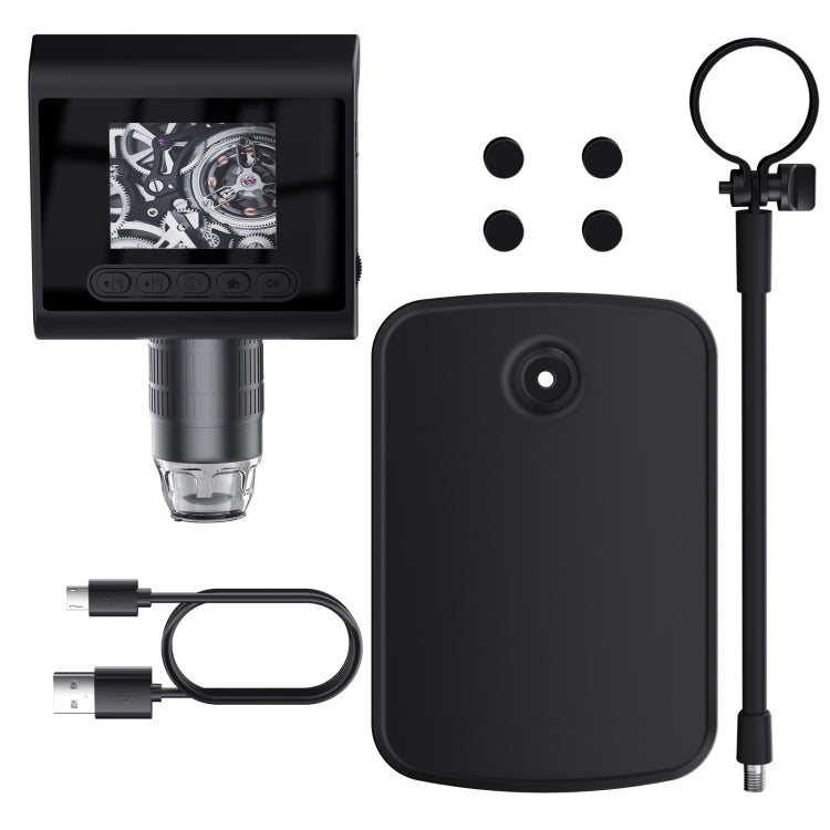 P190 1000X Desktop HD Digital Microscope with 2.4 inch Screen, P190