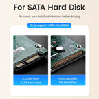 ORICO DD18C3 Single Bay 2.5 & 3.5 inch SATA Drive Docking Station, AU Plug, EU Plug, UK Plug, US Plug