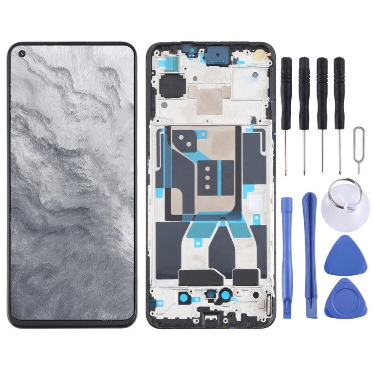 Original AMOLED LCD Screen Digitizer Full Assembly with Frame, For Realme GT Neo 3T RMX3372 RMX3371, For Realme GT2, For Realme GT Neo2T