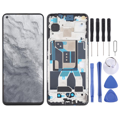 Original AMOLED LCD Screen Digitizer Full Assembly with Frame, For Realme GT Neo 3T RMX3372 RMX3371, For Realme GT2, For Realme GT Neo2T