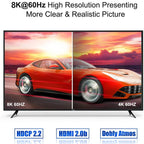 OZ 8K 60Hz 2 in 1 Out Two Ways HDMI Switcher, 8K 60Hz