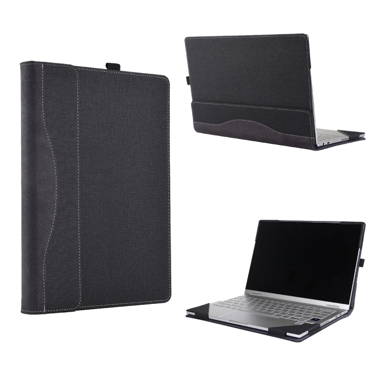 Cloth Texture Laptop Leather Case With Stand Function, For Microsoft Surface Book 3 / 2 / 1 13.5 inch, For Microsoft Surface Book 3 / 2 15 inch, For Microsoft Surface Book 2 13.5 inch, For Microsoft Surface Book 2 15 inch                               ...