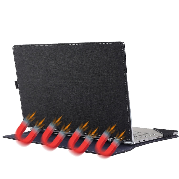 Cloth Texture Laptop Leather Case With Stand Function, For Microsoft Surface Book 3 / 2 / 1 13.5 inch, For Microsoft Surface Book 3 / 2 15 inch, For Microsoft Surface Book 2 13.5 inch, For Microsoft Surface Book 2 15 inch                               ...