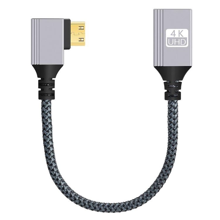 Mini HDTV to HDTV Right Angle Head HD Video Data Adapter Cable for DSLR Camera