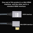 Mini HDTV to HDTV Right Angle Head HD Video Data Adapter Cable for DSLR Camera