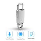 JNN S20 Zinc Alloy Keychain Voice Recorder, 4GB, 8GB, 16GB, 32GB