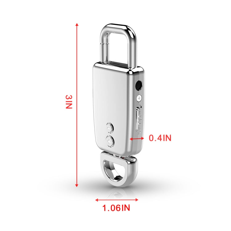 JNN S20 Zinc Alloy Keychain Voice Recorder, 4GB, 8GB, 16GB, 32GB