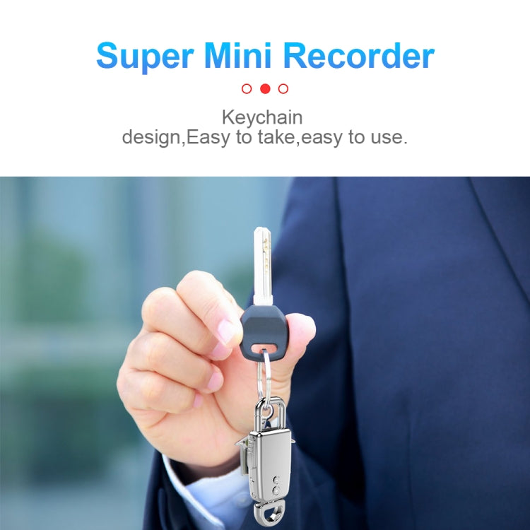 JNN S20 Zinc Alloy Keychain Voice Recorder, 4GB, 8GB, 16GB, 32GB