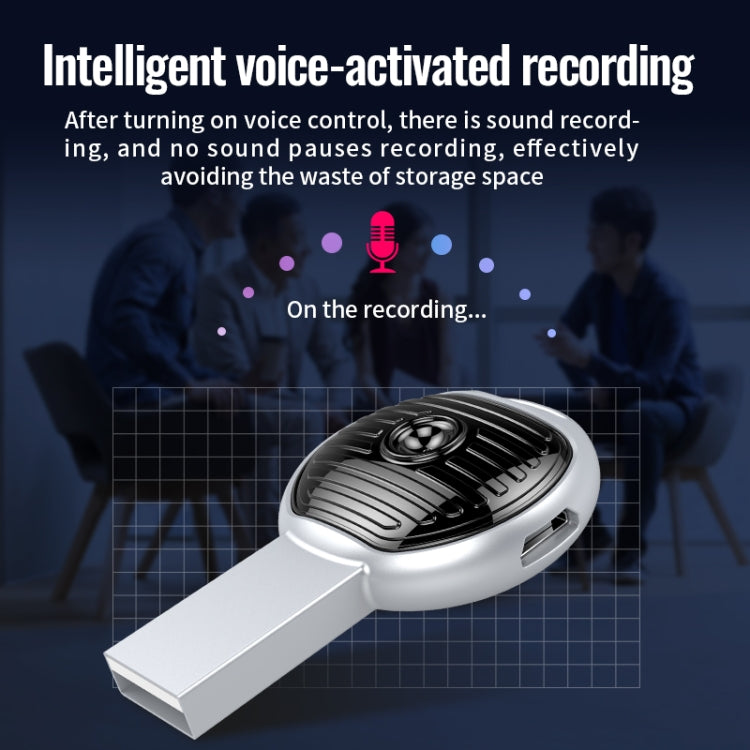 JNN S13 Zinc Alloy U-disk Voice Recorder, 4GB, 8GB, 16GB, 32GB