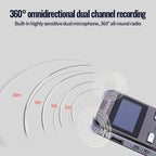 JNN X26 Mini Portable Voice Recorder with OLED Screen, 8GB, 16GB