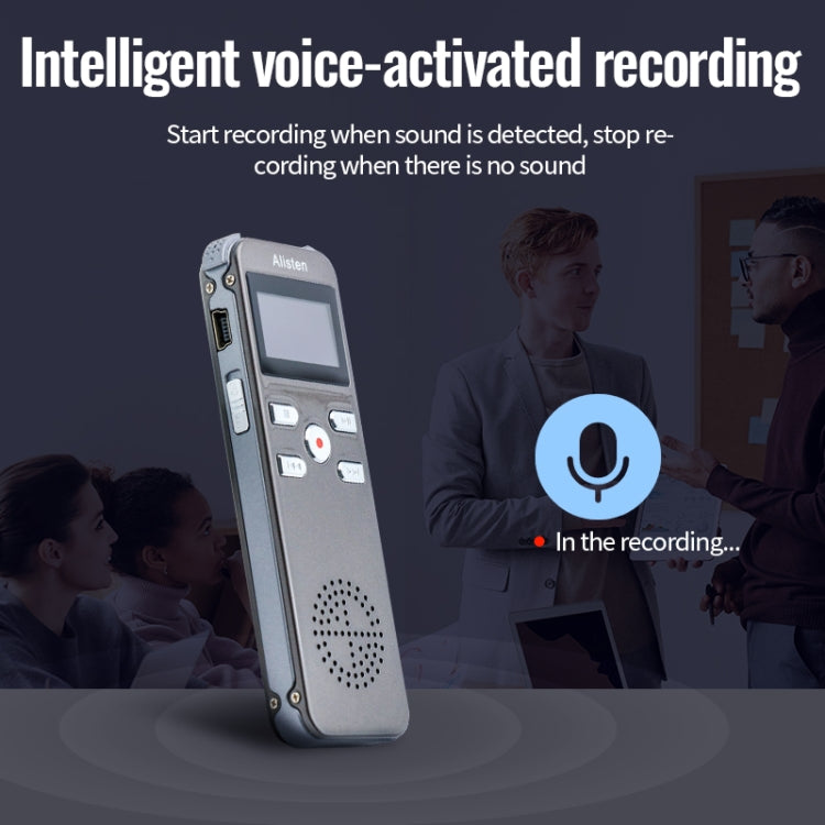 JNN X26 Mini Portable Voice Recorder with OLED Screen, 8GB, 16GB