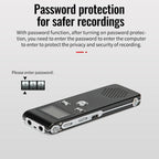 JNN X18 Mini Smart HD Noise Cancelling Voice Recorder, 4GB, 8GB, 16GB, 32GB