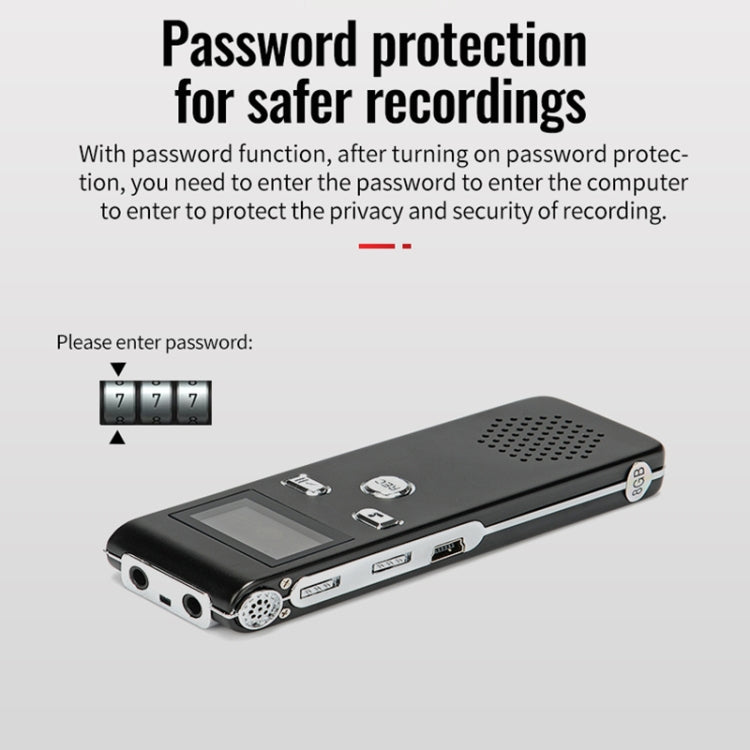 JNN X18 Mini Smart HD Noise Cancelling Voice Recorder, 4GB, 8GB, 16GB, 32GB