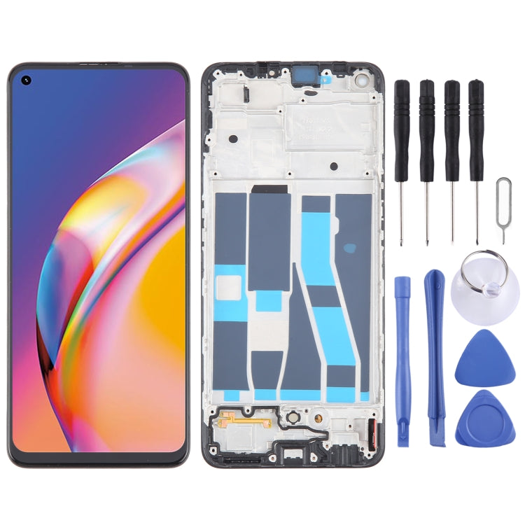 Original AMOLED LCD Screen Digitizer Full Assembly with Frame, For OPPO A78 4G CPH2565, For OPPO Reno8 Z 5G, For OPPO Reno8 4G, For OPPO Reno8 Lite 5G, For OPPO Reno8 5G, For OPPO F21 Pro 5G, For OPPO F21 Pro, For OPPO Reno7 Lite, For OPPO Reno7 4G    ...