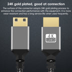 HDTV to Mini HDTV 4K UHD Video Transmission Braided Cable, 0.3m, 1m, 1.5m, 2m, 3m, 5m