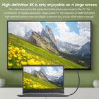 HDTV to Mini HDTV 4K UHD Video Transmission Braided Cable, 0.3m, 1m, 1.5m, 2m, 3m, 5m