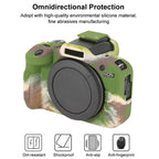 Litchi Texture Soft Silicone Protective Case, For Canon EOS R100