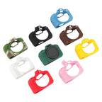 Litchi Texture Soft Silicone Protective Case, For Canon EOS R100