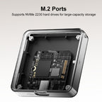 ORICO AP30-G2 M.2 2230 10Gbps USB-C / Type-C Port Magnetic Hard Disk Enclosure, AP30-G2