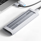 ORICO AXM2S-G2 10Gbps M.2 NVMe SSD Enclosure with 2 in 1 Type-C + USB-A Data Cable, AXM2S-G2