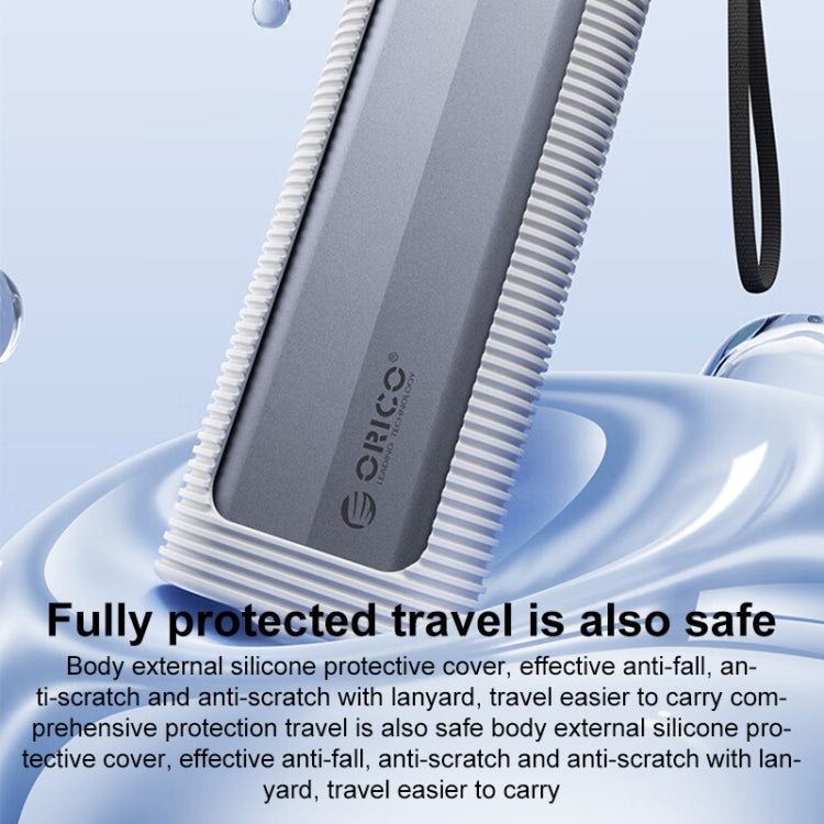 ORICO AXM2S-G2 10Gbps M.2 NVMe SSD Enclosure with 2 in 1 Type-C + USB-A Data Cable, AXM2S-G2