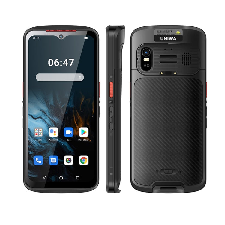 UNIWA NR6503 5G Handheld Scanner Phone, 6.52 inch Android 13 Mediatek Kompanio 900T MT8791 Octa Core, Network: 5G, 8GB+128GB