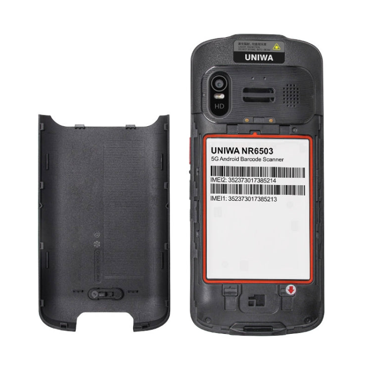 UNIWA NR6503 5G Handheld Scanner Phone, 6.52 inch Android 13 Mediatek Kompanio 900T MT8791 Octa Core, Network: 5G, 8GB+128GB