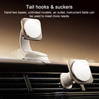 Momax Cm32 Q2 Mag Mount Metal Magnetic Wireless Fast Charging Car Holder, CM32