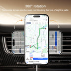 Momax Cm32 Q2 Mag Mount Metal Magnetic Wireless Fast Charging Car Holder, CM32