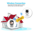 SP990 2.4 inch LCD Screen Baby Monitor Care Camera, EU Plug, US Plug