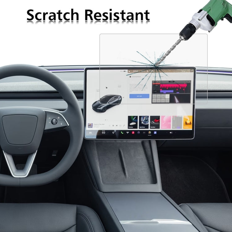 25pcs Car Navigator Protective Film Tempered Glass Film, For Tesla Model 3 2024, For XIAOMI SU7