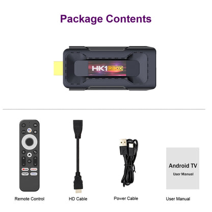 HK1 RBOX D8 RK3528 Android 13.0 Quad Core 8K HD Wifi6 Bluetooth TV Stick, 2GB+16GB, 4GB+32GB