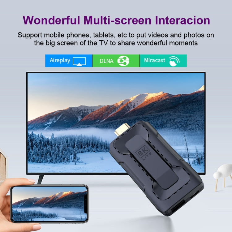 HK1 RBOX D8 RK3528 Android 13.0 Quad Core 8K HD Wifi6 Bluetooth TV Stick, 2GB+16GB, 4GB+32GB