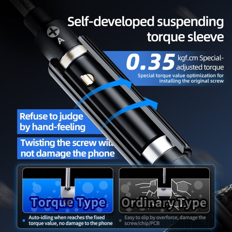 3 in 1 QianLi iWhale Special S2 Steel Magnetic Torque 3D Screwdriver, A/B/C