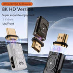 8K 60Hz HDTV to HDTV Side Bend Magnetic Converter