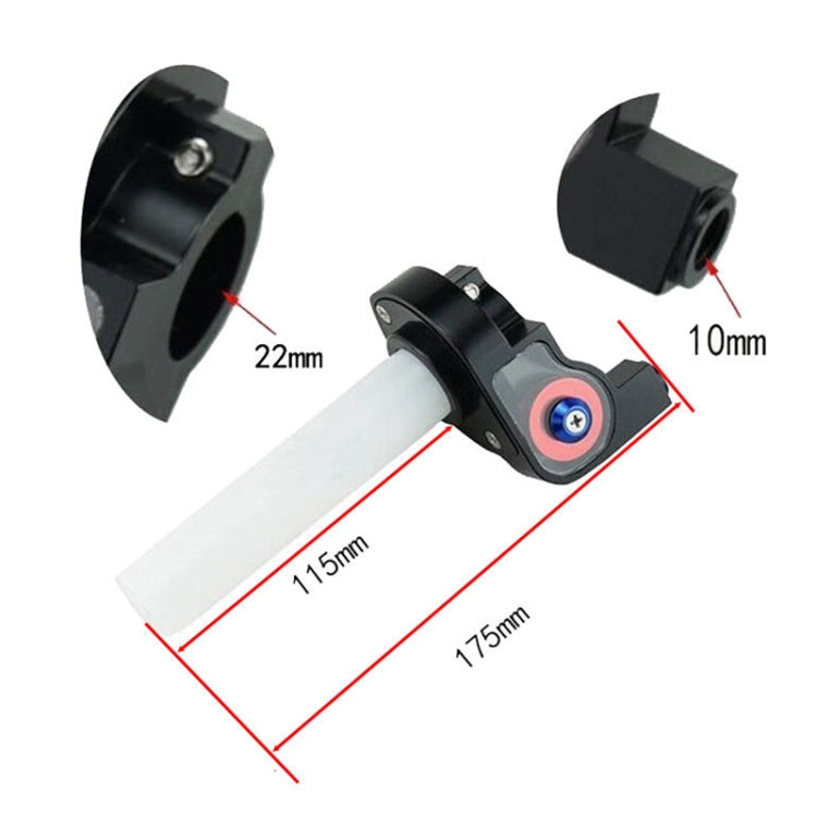 Off-road Motorcycle Modified 22mm Handle Throttle Clamp Hand Grip Big Torque Oil Visual Throttle Accelerator for with Cable