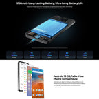 HOTWAV Note 13, Side Fingerprint Identification, 6.6 inch Android 13 T606 Octa Core up to 1.6GHz, Network: 4G, OTG, 4GB+128GB