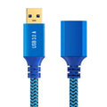 Printer / Hard Disk USB 3.0 Male to Female Extension Cable, 0.3m, 0.6m, 1m, 2m, 3m