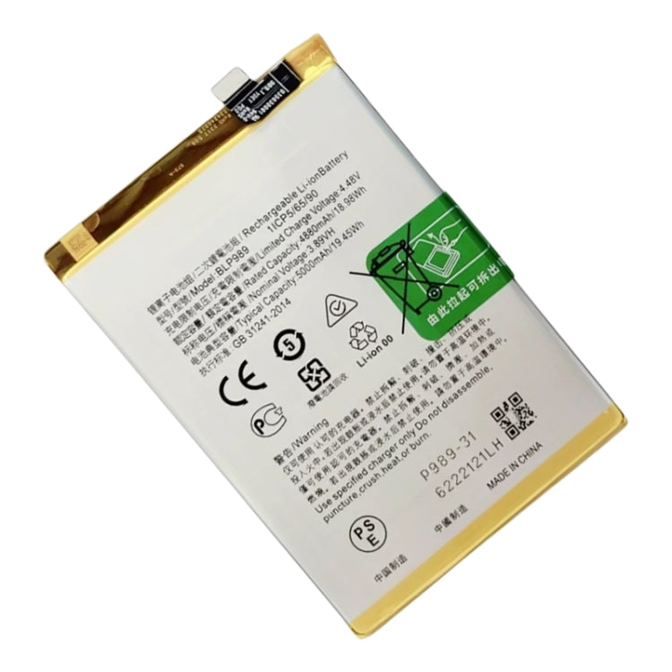 Battery Replacement, For OnePlus Nord CE 3 Lite / N30 5G BLP989 5000mAh, For OnePlus Nord 10R / ACE 2V BLP925 2500mAh, For OnePlus ACE 2 / 11 BLP975 2435mAh, For OnePlus ACE 2 Pro BLPA09, For OnePlus 10T / ACE Pro BLP945 4800mAh                        ...