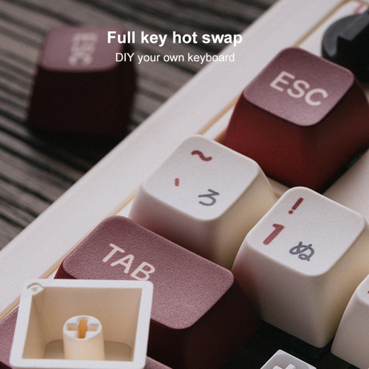 8Bitdo Retro Wireless Bluetooth Tri-Mode Mechanical Keyboard, Red Keyboard, Grey Keyboard