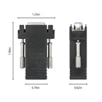 DB15 VGA Female to RJ45 8P Female Adapter, VGA to RJ45 8P