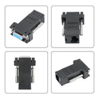 DB15 VGA Female to RJ45 8P Female Adapter, VGA to RJ45 8P