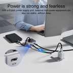 ORICO XHJ4C-G2 4-Port Compact Zinc Alloy USB Type-C 3.0 HUB Expand Converter, XHJ4C