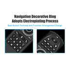 G7V Pro 2.4GHz Fly Air Mouse LED Backlight Wireless Keyboard Remote Control with Gyroscope for Android TV Box / PC, Support Intelligent Voice