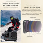 For Insta360 Ace Pro JSR ACE PRO KB Series Camera Lens Filter, MCUV, CPL, ND8, ND16, ND32, ND64, ND1000, ND8PL, ND16PL, ND32PL, ND64PL, NIGHT, STAR, Streak Gold Drawing, Streak Blue Drawing, Macro 10X, 3 in 1 CPL ND8 ND16, 4 in 1 UV CPL ND16 ND32      ...