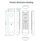 G21 2.4GHz Fly Air Mouse LED Backlight Wireless Keyboard Remote Control with Gyroscope for Android TV Box / PC, Support Intelligent Voice, Blue